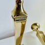 Pair of Vintage Heavy Solid Brass Candlesticks Regency Style 25cm Image 3