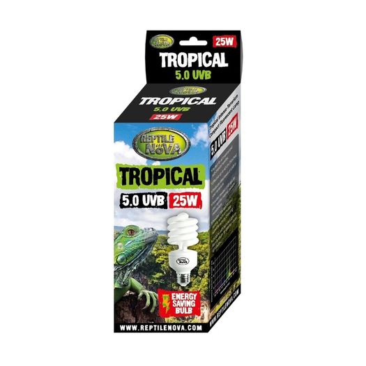Reptile Nova Bulb For Terrariums 5.0 UVB 25W TROPICAL
