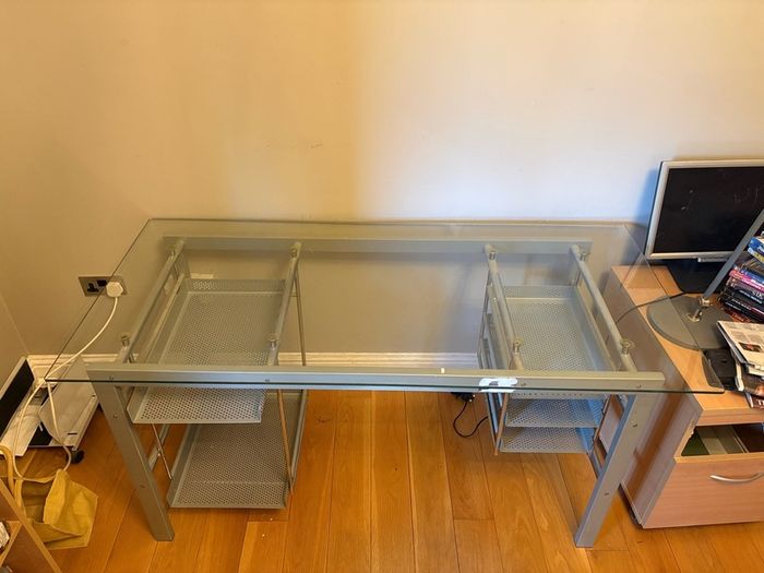 Office Glass top table