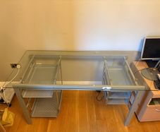 Office Glass top table
