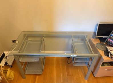 Office Glass top table