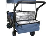 Foldable handcart for pulling and pushing roof brakes cooler bag max 80kg