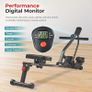 Compact Adjustable Rowing Machine, Cardio Exercise Equipment with 12 Levels of Resistance for Complete Body Workouts Image 7