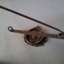 Sterling Silver and Gold Royal Navy sweetheart brooch antique ww1 Image 3