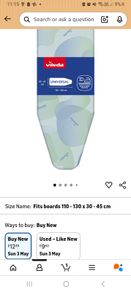 vileda ironing board cover