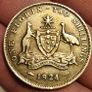 1924 Australian Silver Florin (Two Shillings) George V 92.5% Silver Image 2