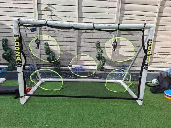 FORZA 6 x 4 ft Football Goal and Target Sheet