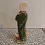 Old St. Martha Italian chalkware ceramic statue devotional religious item. Image 3