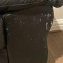 black 3 seater leather couch Image 3