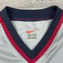 Genuine Vintage 1998 Barcelona Away Jersey Shirt Mens XL Silver Image 5