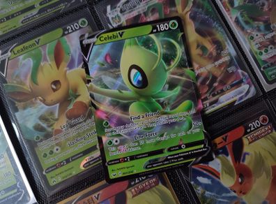 Celebi V ! Ultra Rare ! from Sword & Shield Set ! 2020 ! Pokemon Card !
