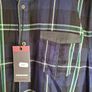 Mens Mish Mash long sleeve shirt navy Size XL extra large  check tartan BRAND NEW BNWT Image 3