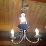 DAR RIB0333M Cream metal Ceiling Light Image 6