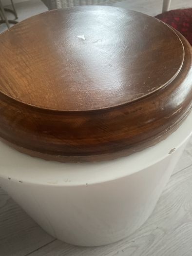 Old Hardwood Carved Tray