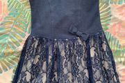 Navy beautiful dress size 6yrs