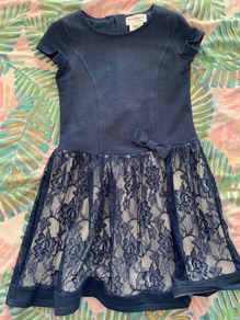 Navy beautiful dress size 6yrs