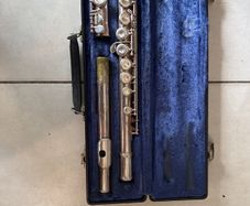 Vintage Emerson Open Hole Flute - Elkhart, Indiana - Sterling Silver Headjoint
