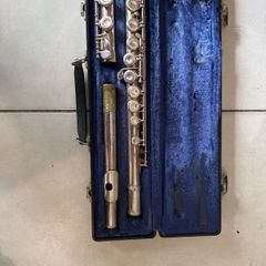 Vintage Emerson Open Hole Flute - Elkhart, Indiana - Sterling Silver Headjoint