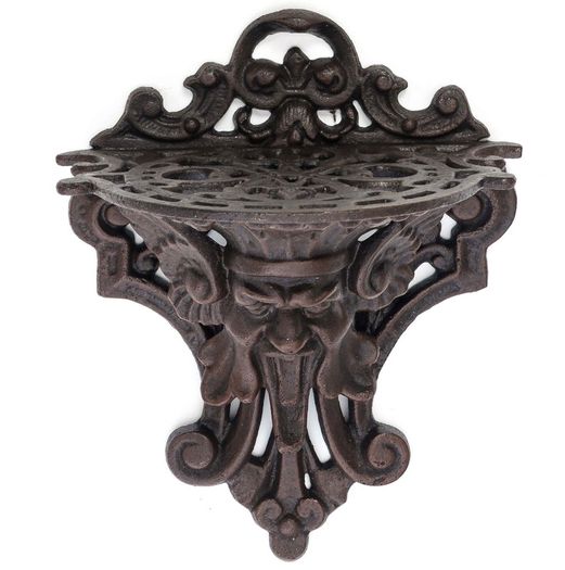 Cast Iron Gargoyle Wall Shelf  Antique Style