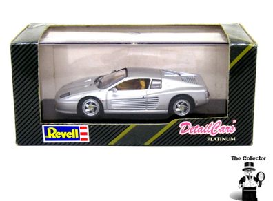 REVELL Detail Cars 322 Scale 1/43 FERRARI 512M 1995 Silver Mint Still in Box