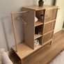 IKEA Open wardrobe with sliding door, bamboo Image 8