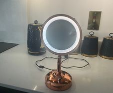 Small gold mirror