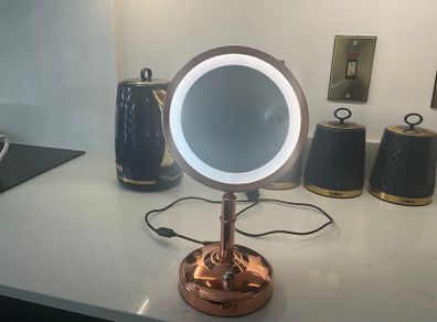 Small gold mirror