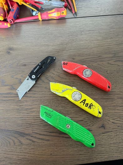 Stanley Knife set,