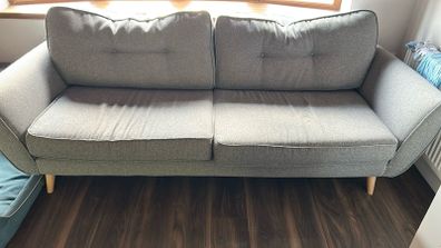 Gray fabric sofa AE