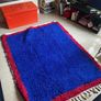 100% wool, hand tufted blue rug Image 2