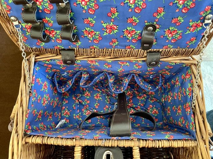 Forest Walk Wicker Picnic Basket