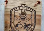 Roscommon Football GAA Team Crest for All Ireland Laser Engraved Gift Idea
