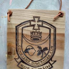 Roscommon Football GAA Team Crest for All Ireland Laser Engraved Gift Idea