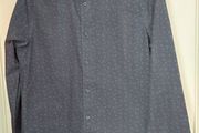 Next navy floral shirt - size M - slim fit
