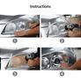 Professional Headlight Repair Kit DIY Headlight Brightener Car Care Repair Kit Head Lens Cleaning Tool Image 5