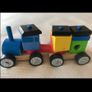 Wooden blocks cars Image 2