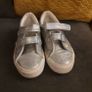 Silver Glitter Girls Shoes ..  Size: 2 UK .. 33 EU Image 5