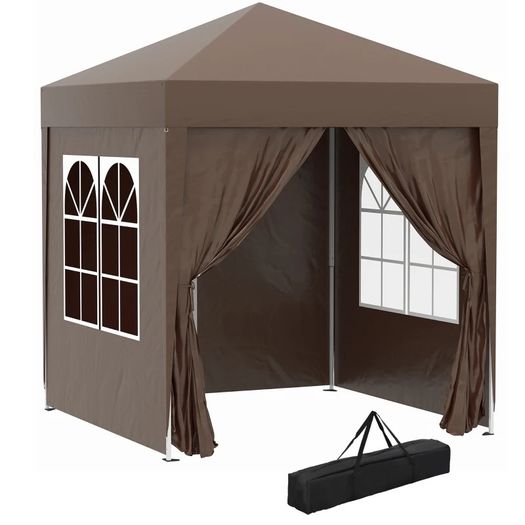 NEW SALE | 2 x 2m Pop-up Gazebo, Portable with Sidewalls | High-Quality Steel Frame | Water-Resistant | UV Protection | Blue