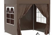 NEW SALE | 2 x 2m Pop Up Gazebo Brown