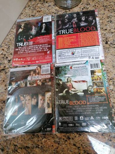 True Blood Season 1 To 4 New DVD's NEW