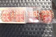 4 Beautiful Pearl/Metal Napkin Rings, NEW
