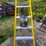 Werner 8 thread Fibreglass Ladder Image 5