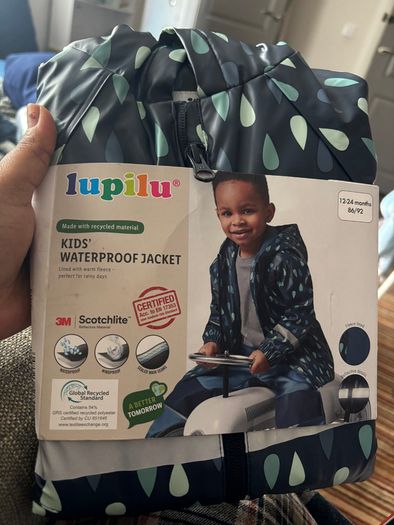 Kids waterproof jacket