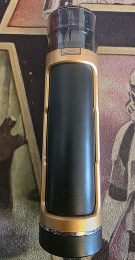 3-in-1 Rotary Herb Grinder & Pre-Roll Cone Storage Case - Gold/Black