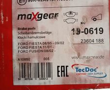 Ford Fiesta/Fusion front brake pads