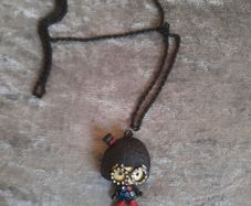 funky girl necklace