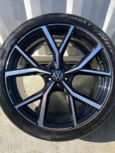 Genuine Volkswagen Touareg Estoril R Line 22" Alloy Wheels