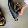 Black JW Anderson loafers mules shoes Image 4