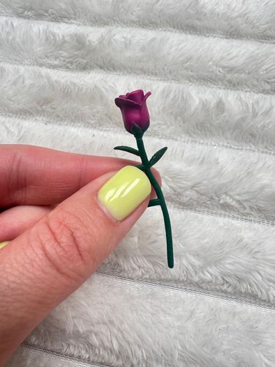 Vintage Rose flower approx. 5.5 cm. Barbie Ken Replacement Used Please see phtos
