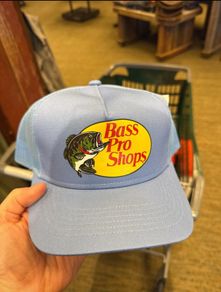 Bass pro cap light blue
